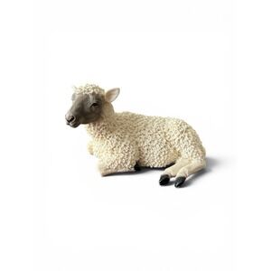 Vtg 1990 Single Nativity Sheep Lamb Resin Made Italy Castagna Collection EUC